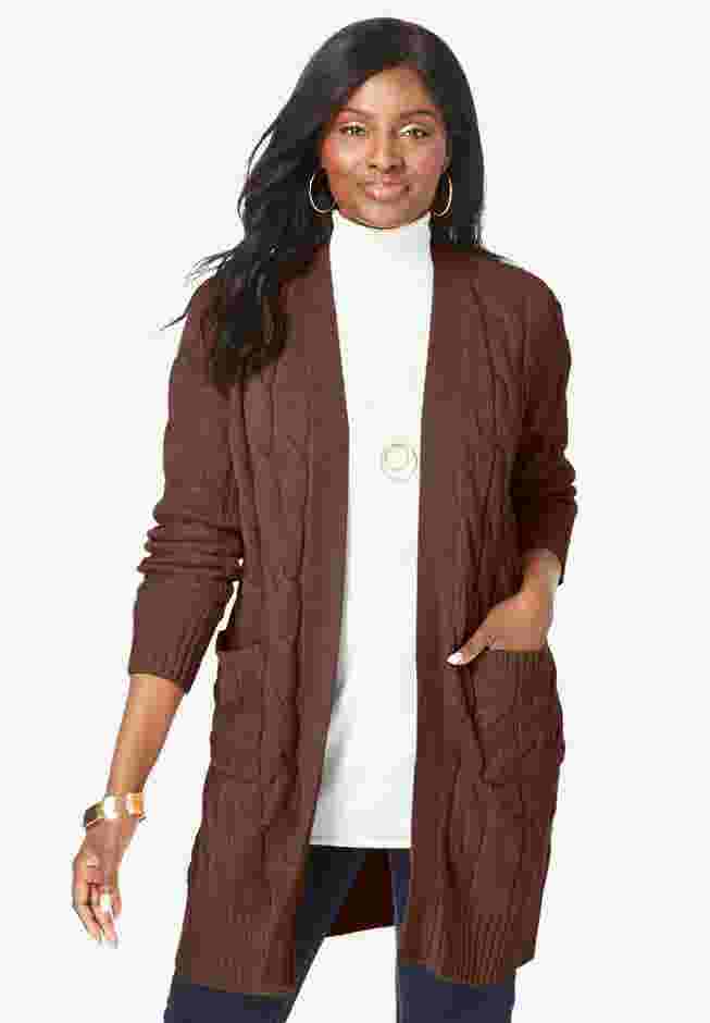 Cable Duster Sweater image number 0