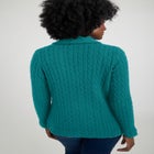 Cable Blazer Sweater image number null