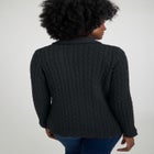 Cable Blazer Sweater image number null