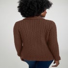 Cable Blazer Sweater image number null