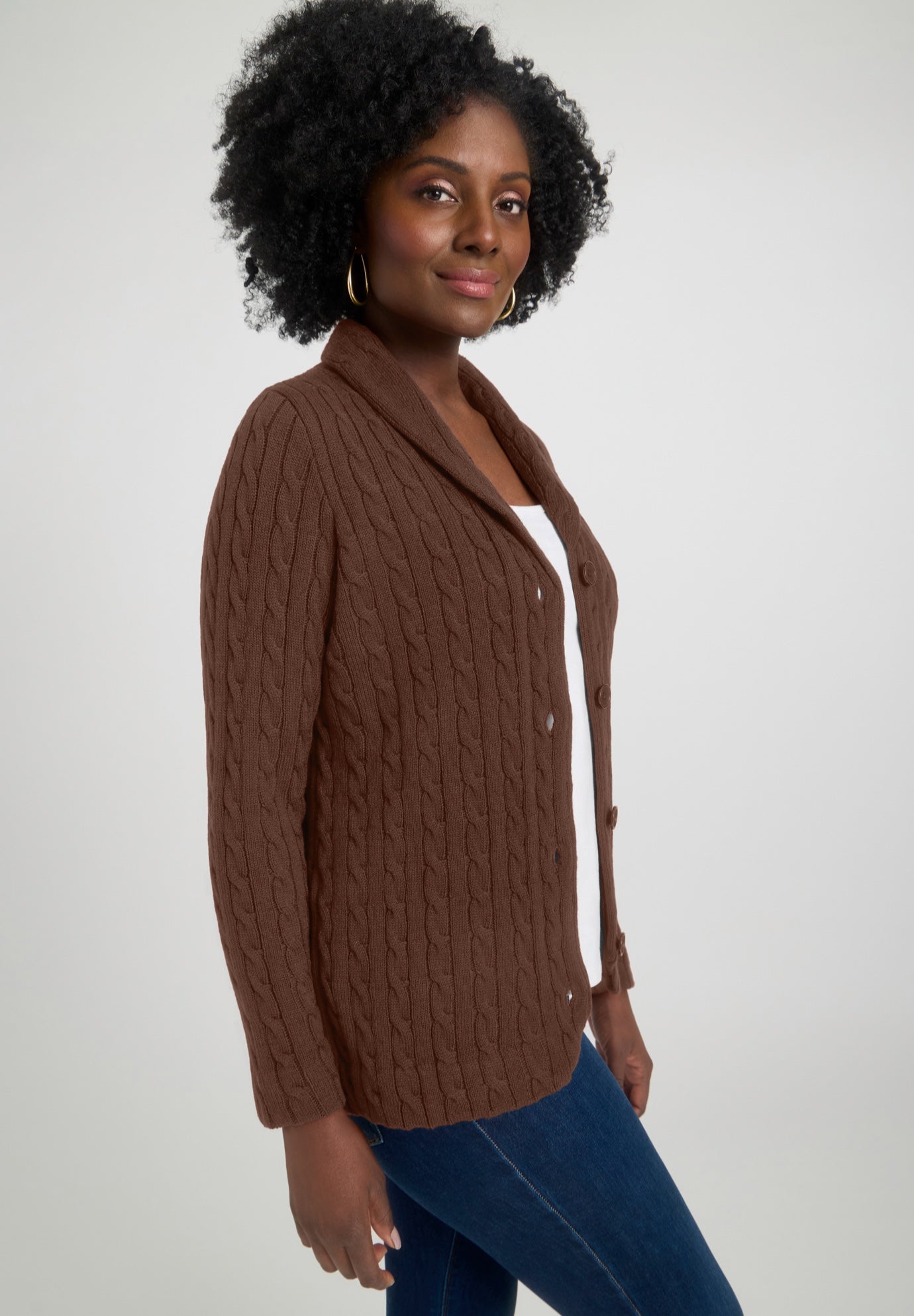 Cable Blazer Sweater image number 2