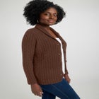 Cable Blazer Sweater image number null