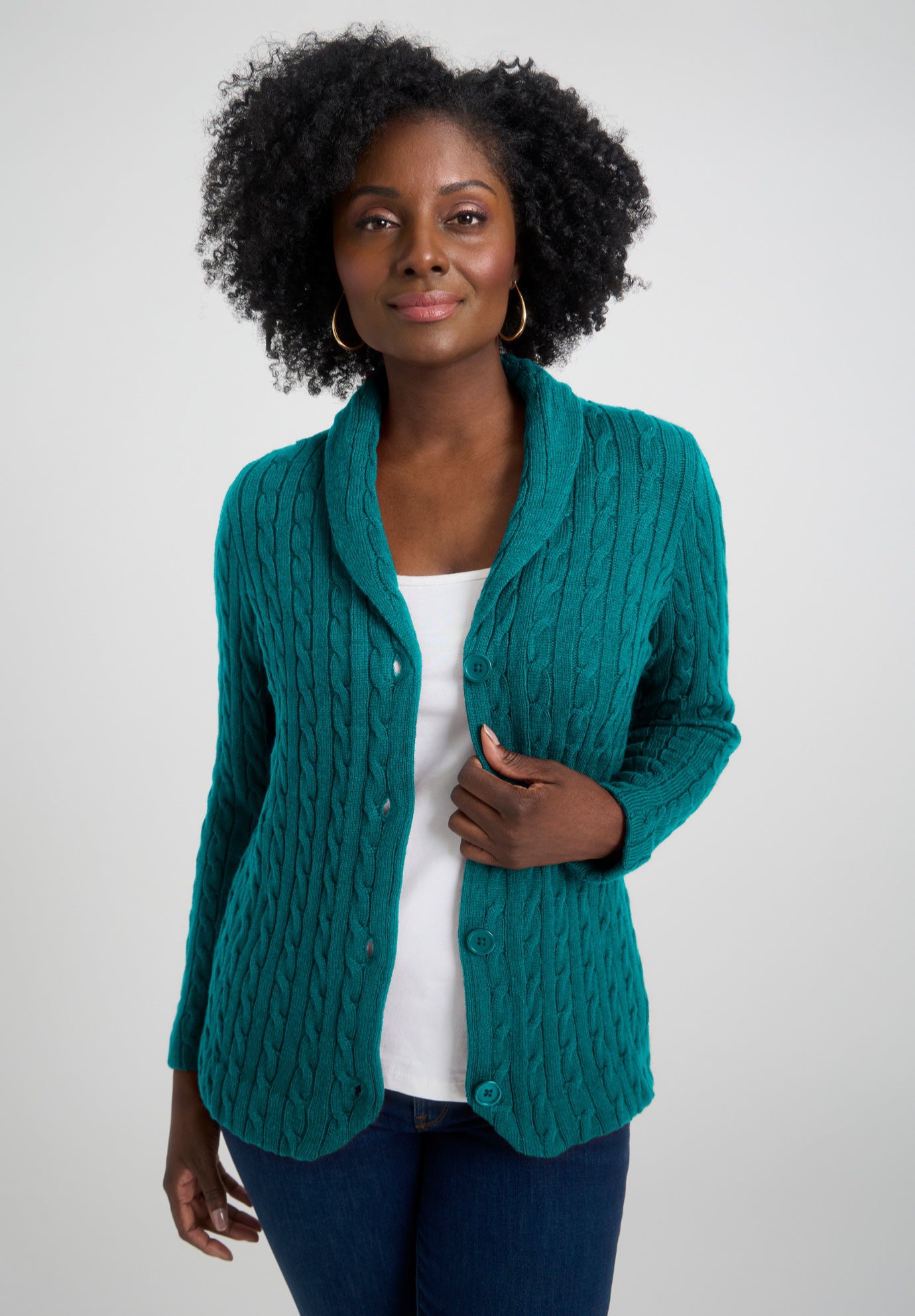 Cable Blazer Sweater image number 0