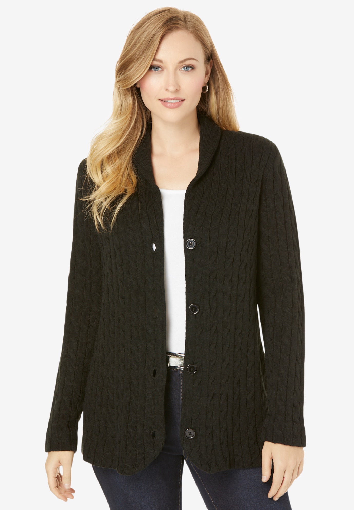 Cable Blazer Sweater image number 0
