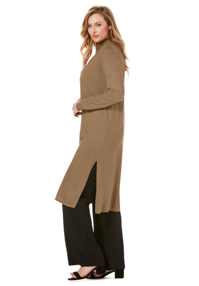 Carefree Cashmere Duster Sweater image number 2