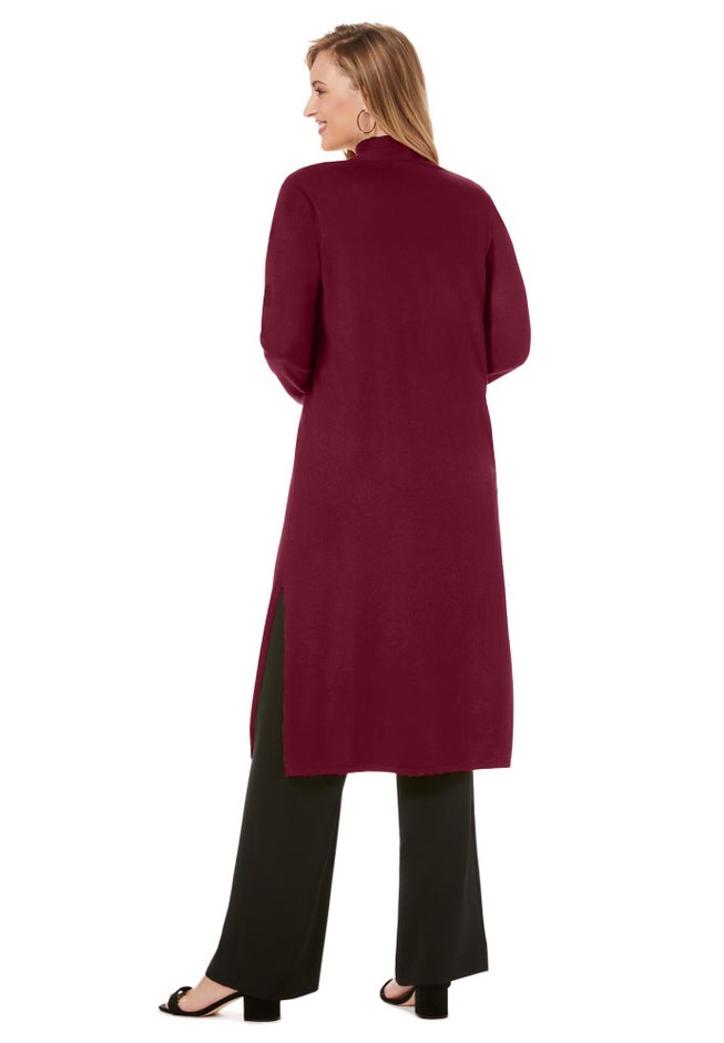 Carefree Cashmere Duster Sweater image number 1