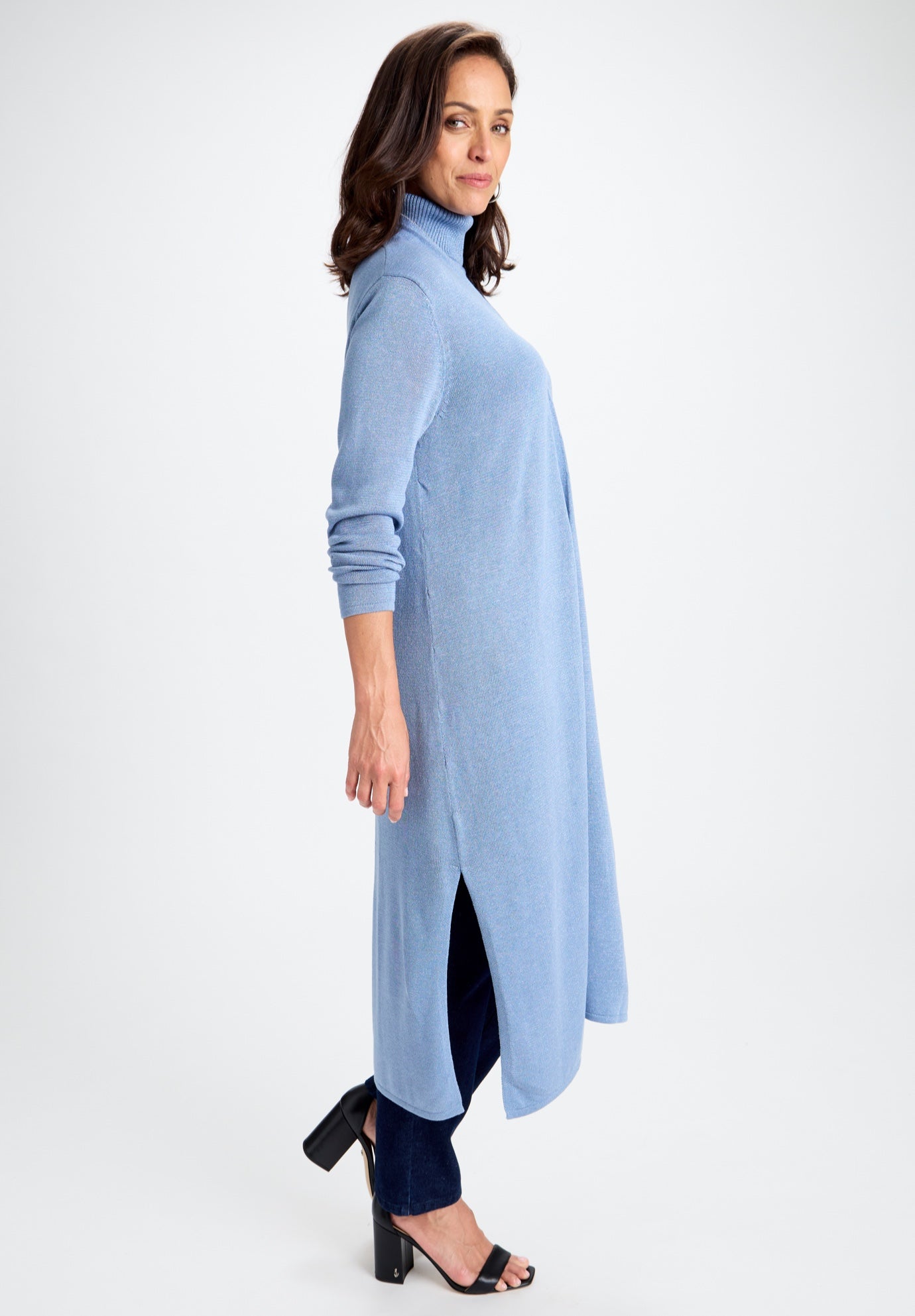 Carefree Cashmere Duster Sweater image number 2