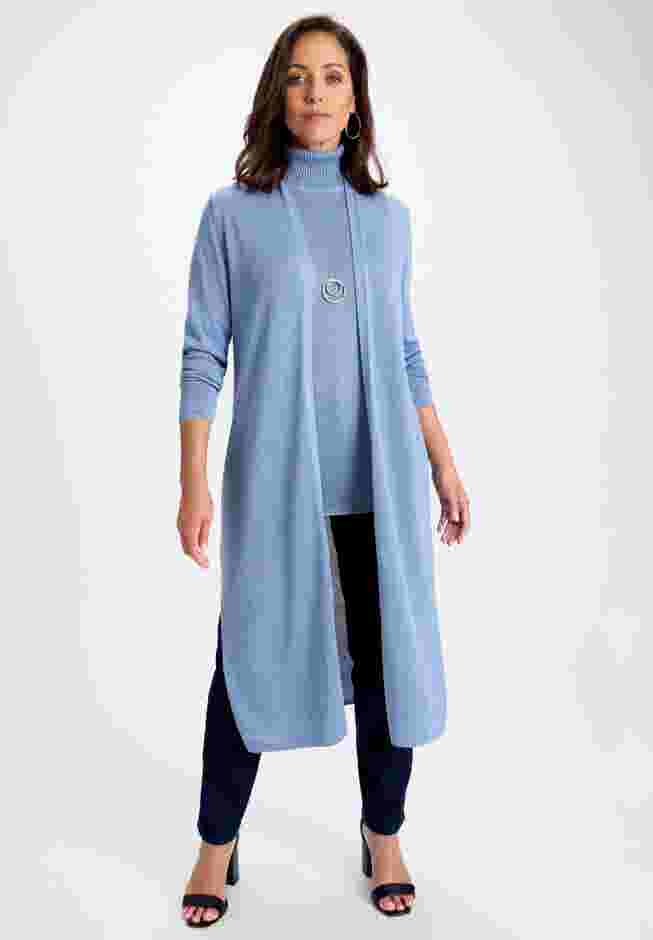 Cotton Cashmere Duster Sweater image number 0