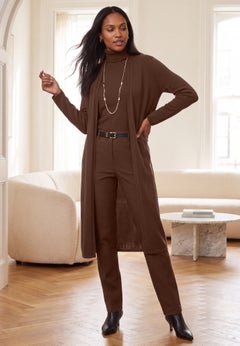 Carefree Cashmere Duster Sweater