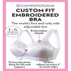 The Embroidered Custom Fit Bra image number null