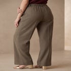 Wide Leg Pleated Trouser image number null