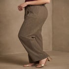 Wide Leg Pleated Trouser image number null