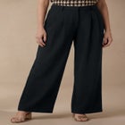 Wide Leg Pleated Trouser image number null