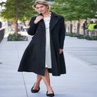 Trapeze Wool-Blend Coat image number null