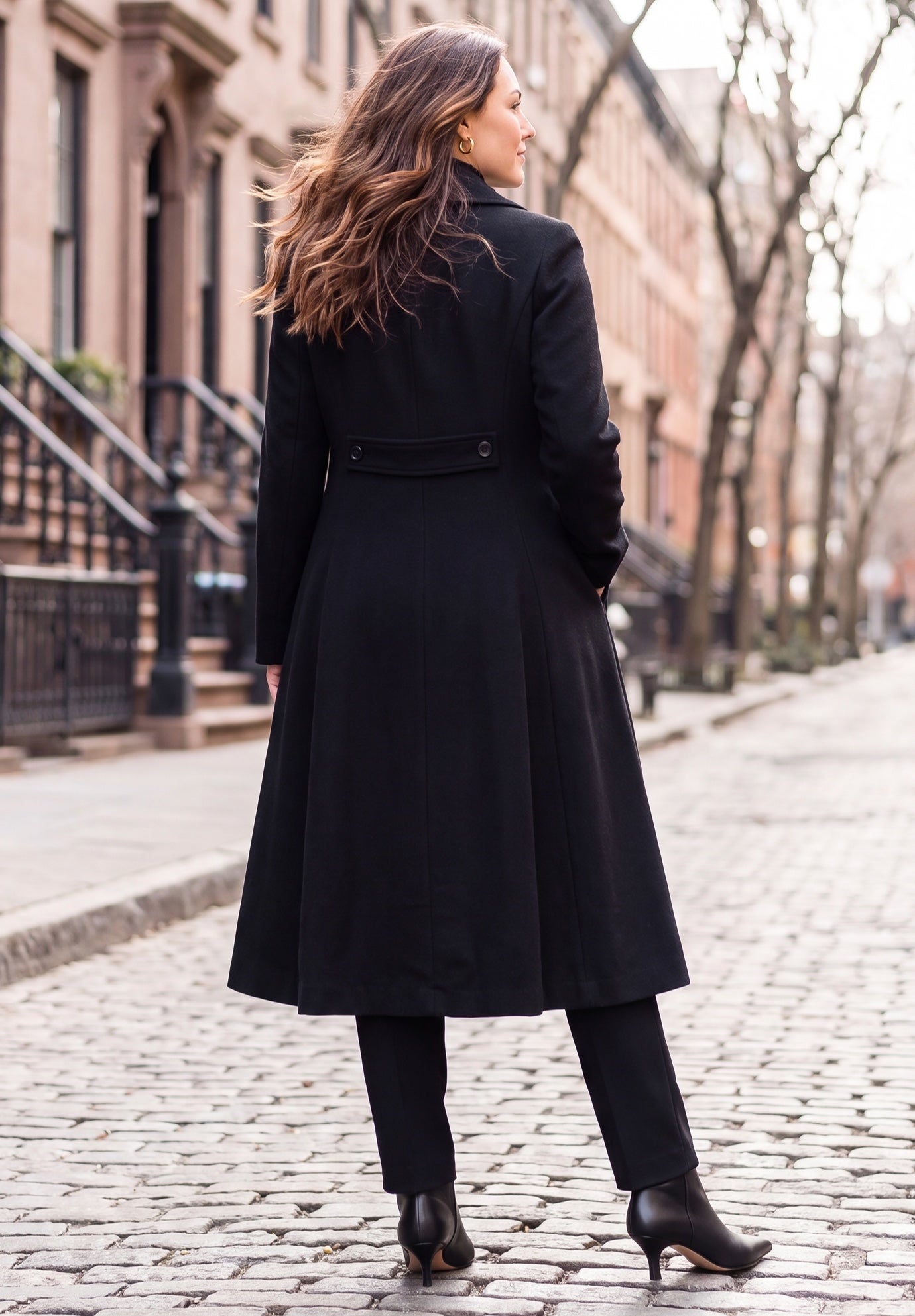 Trapeze Wool-Blend Coat image number 2
