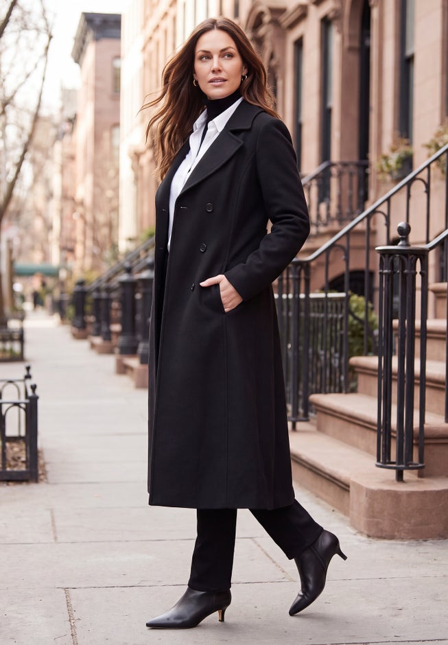 Trapeze Wool-Blend Coat image number 1