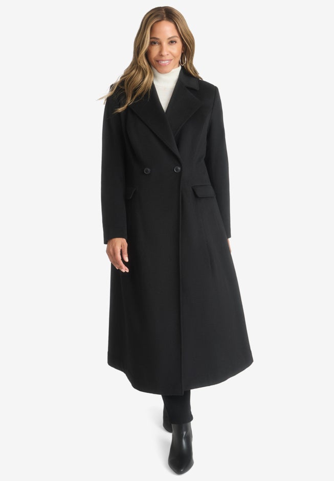 Trapeze Wool-Blend Coat image number null