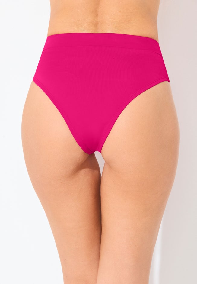 High Waist Cheeky Tummy Control Swim Brief image number 1