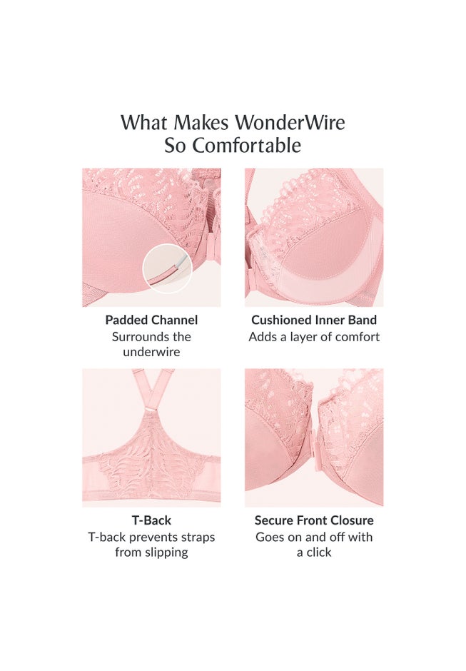 Wonderwire® Front Close T-Back Bra 1246 image number 4