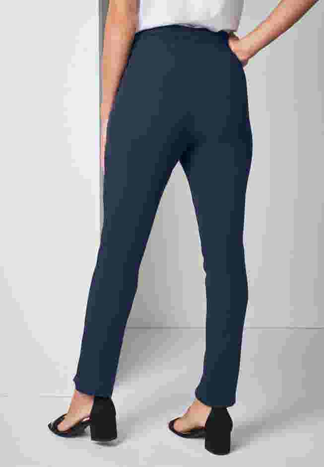 Bi-Stretch Slit Front Ankle Pant image number 1