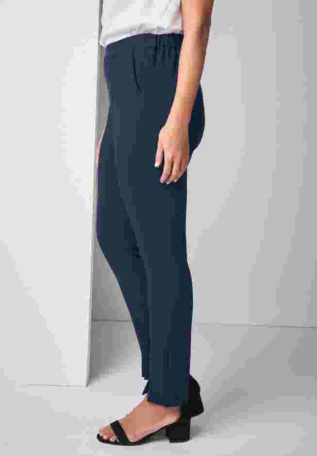 Bi-Stretch Slit Front Ankle Pant image number 2