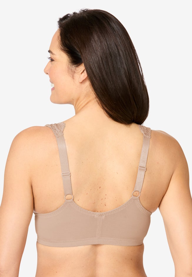 Front Close Wireless Gel Strap Bra image number 1