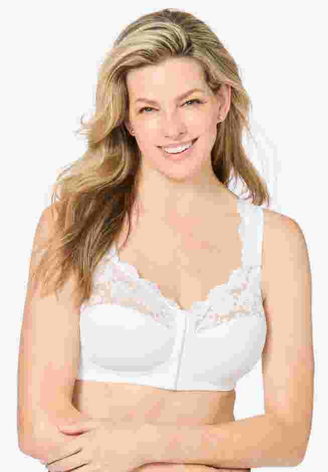 Front Close Wireless Gel Strap Bra image number 0