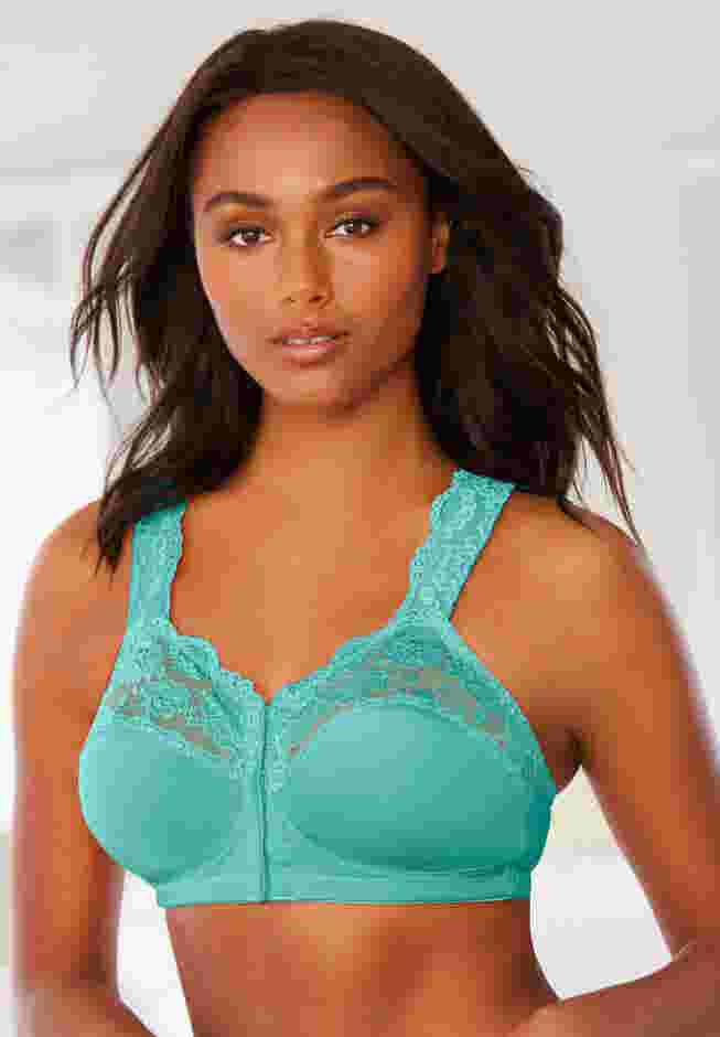 Front Close Wireless Gel Strap Bra image number 6