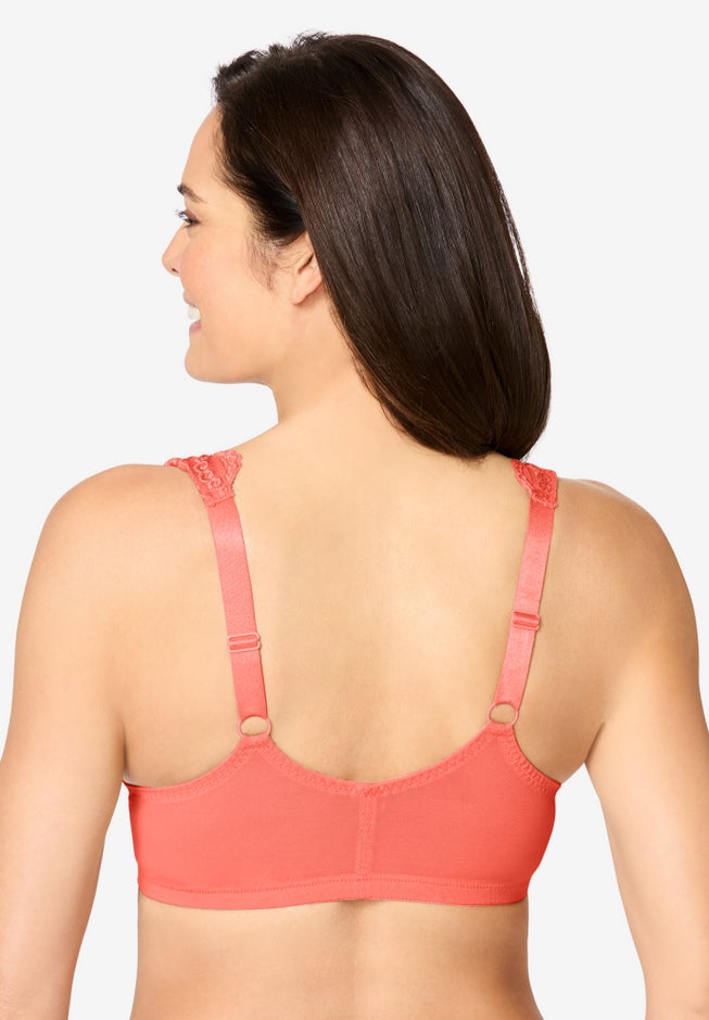Front Close Wireless Gel Strap Bra image number 2