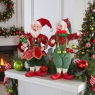 16"H Elf With Ornament Garland image number null