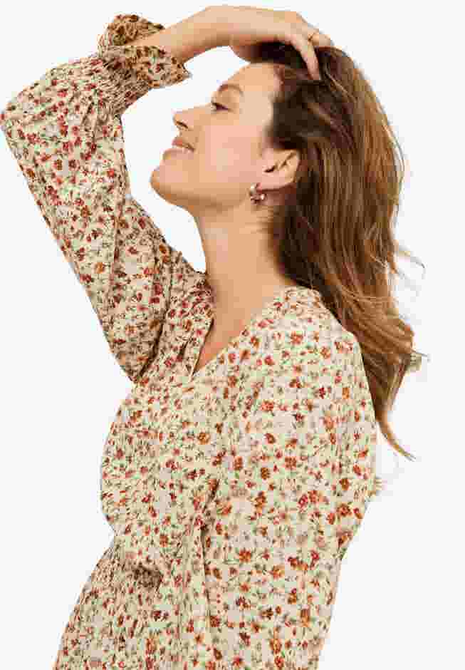 Smocked Waist Midi Dress image number 2