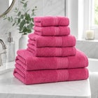 BH Studio 6-Piece 100% Cotton Bath Towel Set, 550 GSM image number null