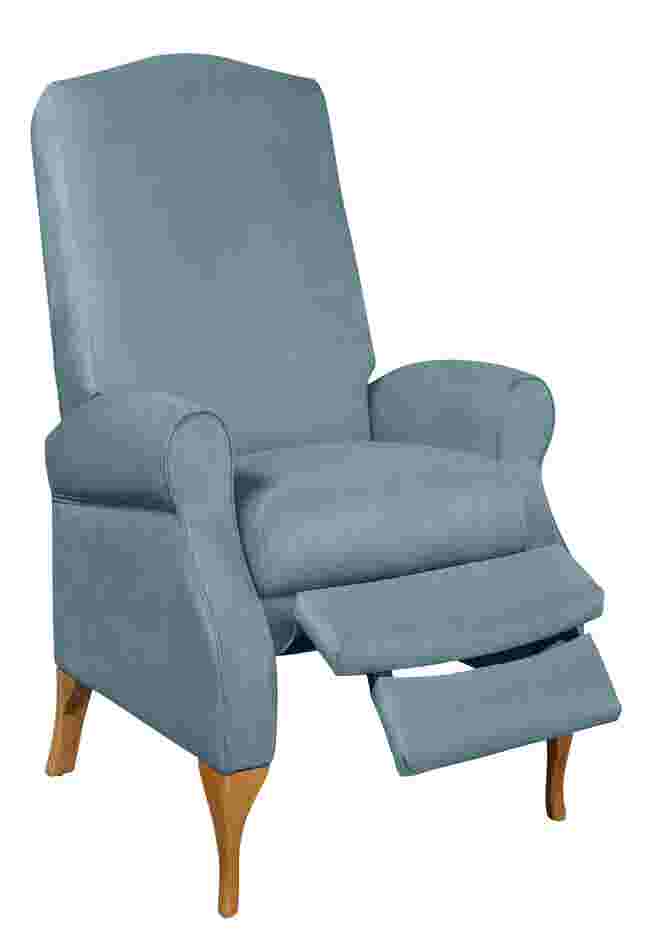350 lbs. Weight Capacity Faux Suede Recliner image number 0