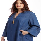 Cotton Denim Blouse image number null