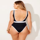 Belted One Piece Swimsuit image number null