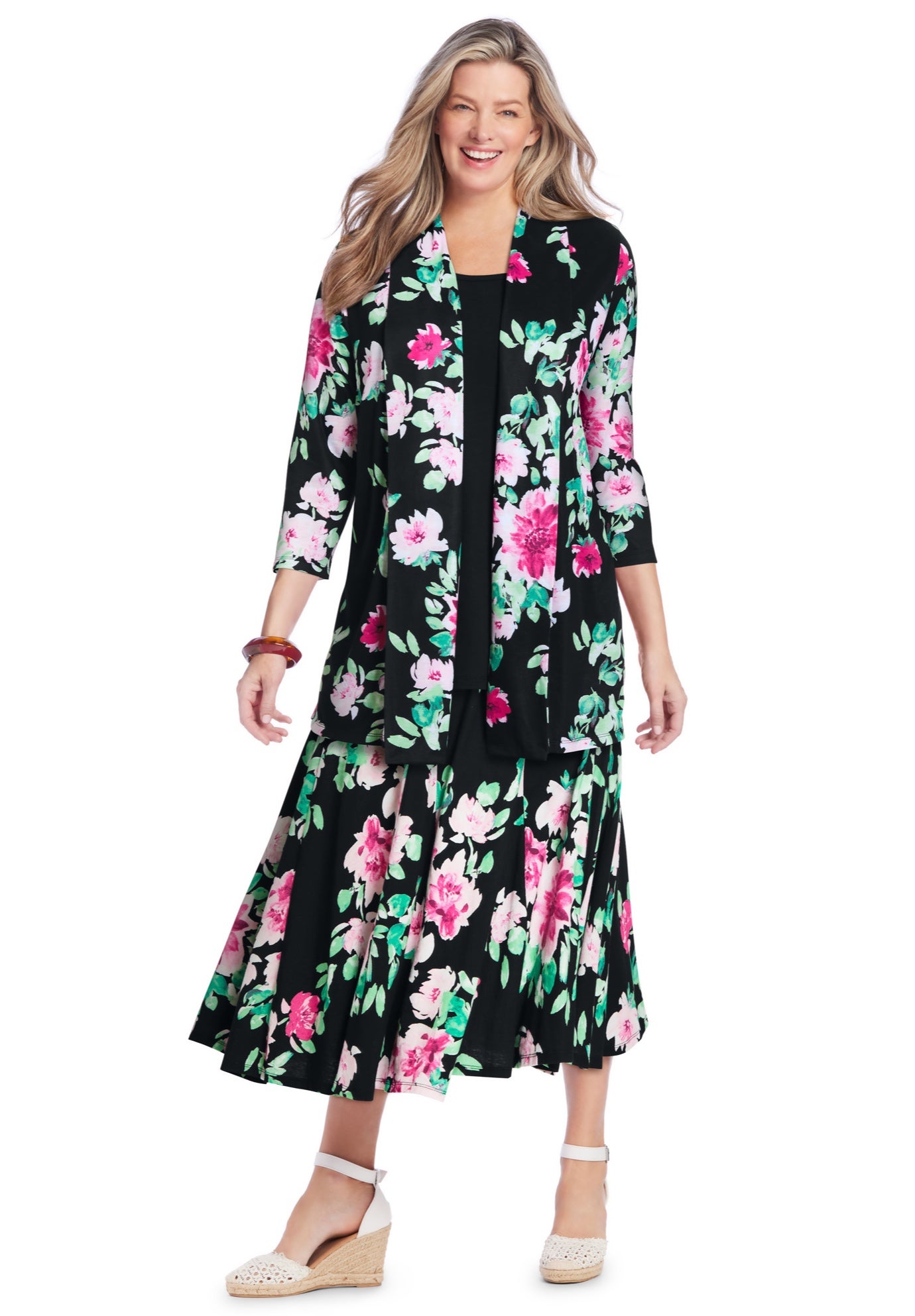 Wide Elastic Waist Skirt image number 5