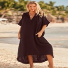 Gauze High-Low Sun Dress Cover Up image number null