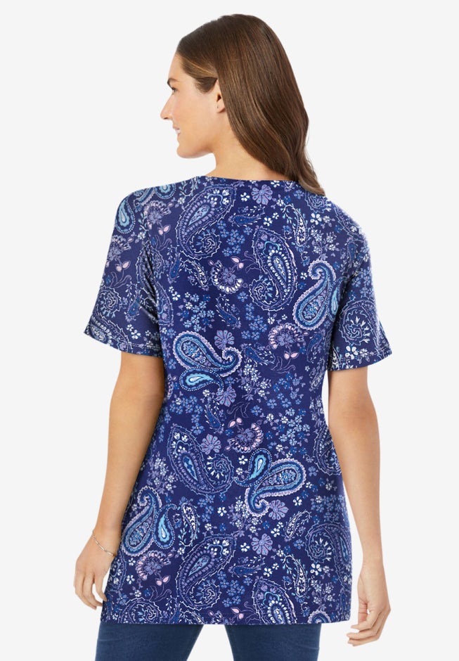 Perfect Printed Crewneck Tunic image number 1