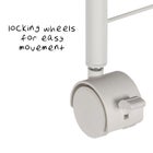Locking wheel mechanism
