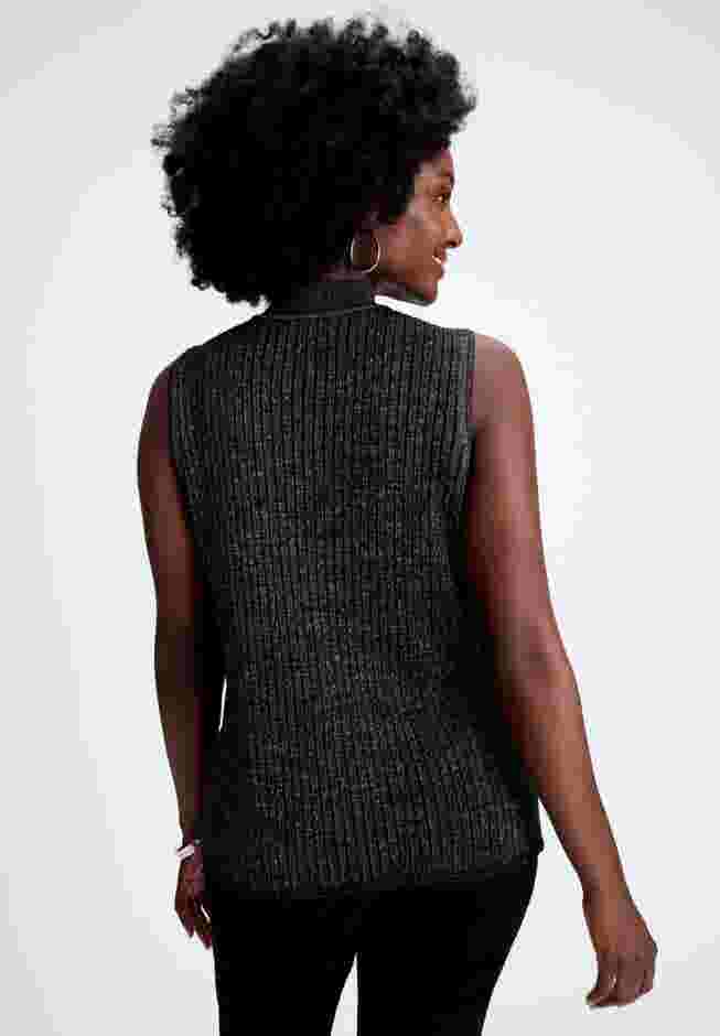 Ribbed Sleeveless Shell image number 1