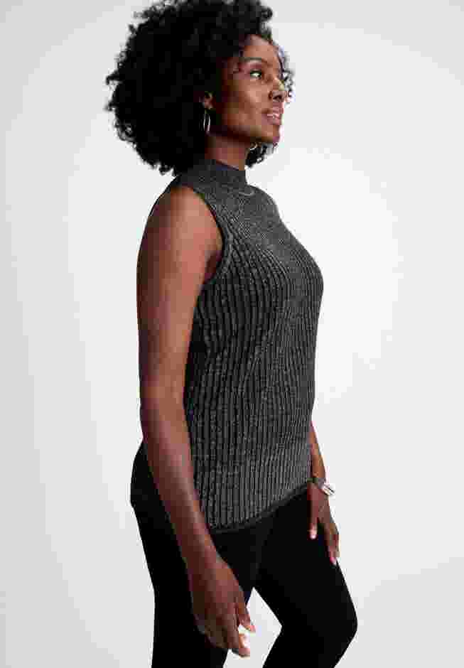 Ribbed Sleeveless Shell image number 2