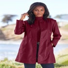 Three-Quarter Leather Jacket image number null