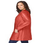 Three-Quarter Leather Jacket image number null