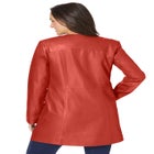 Three-Quarter Leather Jacket image number null