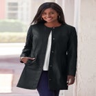 Three-Quarter Leather Jacket image number null