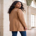Three-Quarter Leather Jacket image number null