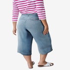 Lightweight Wide-Leg Crop Mid-Rise Jeans image number null