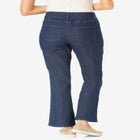 Stretch Built-in Slimming Panel Bootcut Jeans image number null