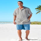 Gauze Short-Sleeve Hoodie image number null