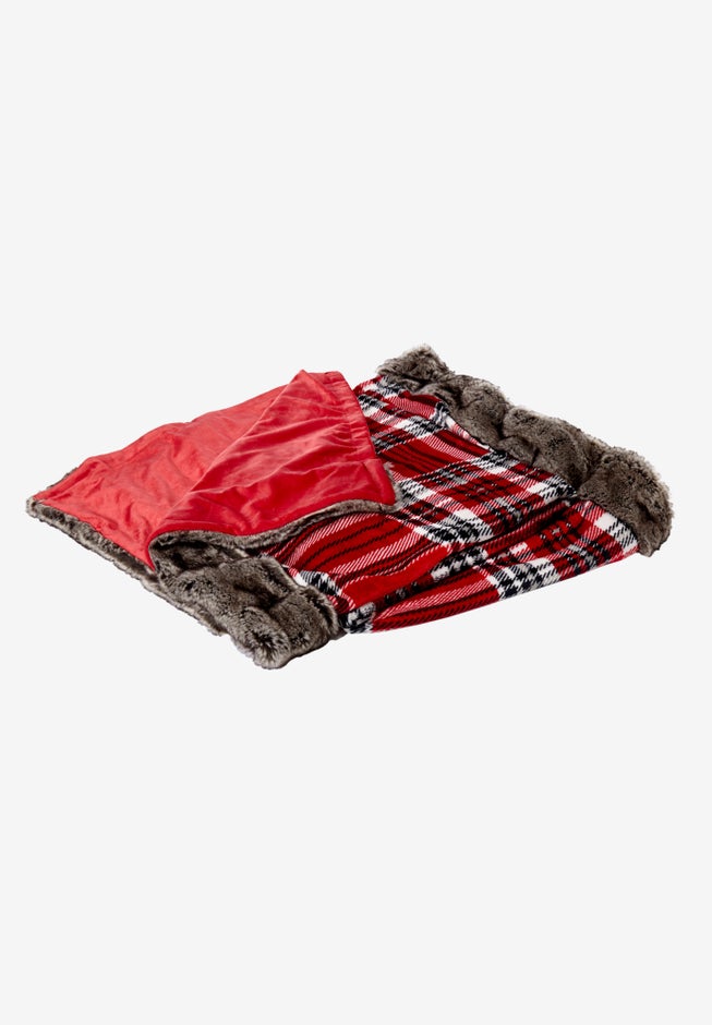 Plaid 2-Piece Pillow & Throw Set image number null